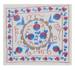 16"x18" Embroidered Throw Pillow, Silk Cushion Cover, Asian Accent Pillow