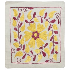 Housse de coussin brodée 100 % coton, 16 x 19 pouces. Coussin jetable. Oreiller en dentelle Modernity