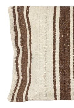 16 "x24" Handgewebter Kelim-Kissenbezug. Vintage Hanf-Kissenbezug. Akzent-Kissen