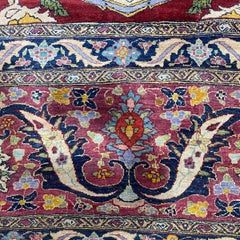 16x24 Rare Antique Agra Rug Mogul Theme Fine Carpet 488cm x 716cm C.1890