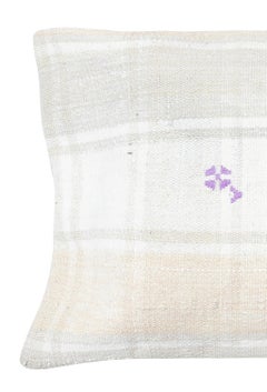 Funda de cojín rústica Kilim de 16 "x24". Cojín Vintage Hecho a Mano. Decoración Boho