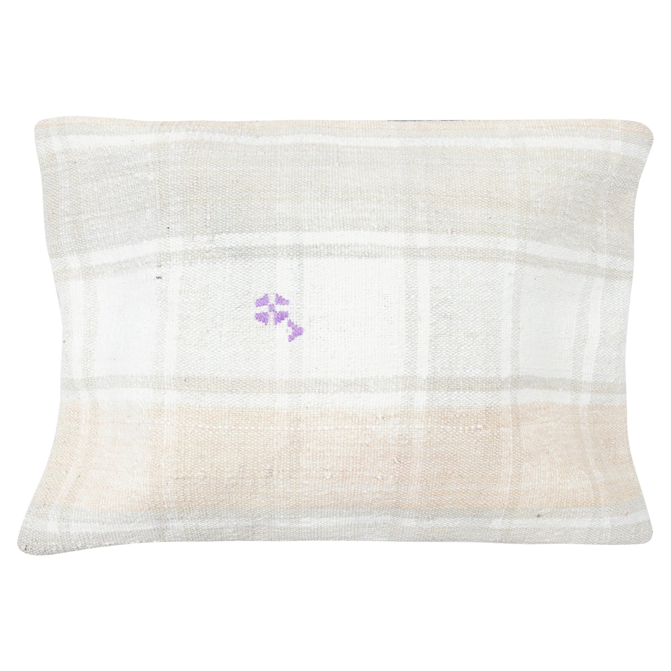 Copri cuscino Kilim rustico 16 "x24". Cuscino d
accento vintage fatto a mano. Decorazioni Boho