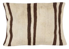 16"x24" SET OF 2 - Hand-Woven Kilim Cushion Covers. Vintage Hemp Throw Pillows