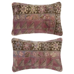 16"x24" SET OF 2 - Vintage Cushion Covers. Pillowcases. Lumbar Pillow Covers