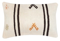 16"x24" SET OF 2 - Vintage Kilim Cushion Covers. A pair of Lumbar Pillow Covers