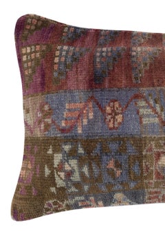 16"x24" Traditional Cushion Cover. Handmade Rug Pillow. Vintage Lumbar Pillow