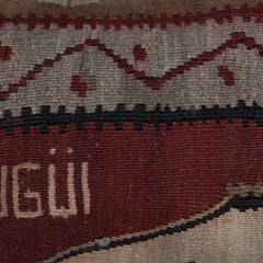 16"x24" Traditional Lumbar Pillow Cover. Handwoven Turkish Cushion Cover