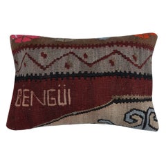 16"x24" Traditional Lumbar Pillow Cover. Handwoven Turkish Cushion Cover