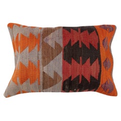 16"x24" Vintage Cushion Cover. Hand-Woven Kilim Pillowcase. Throw Pillow Cover