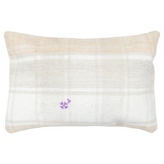 16"x24" Vintage Cushion Cover. Turkish Kilim Pillowcase. Hemp Throw Pillow Cover