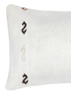 16"x24" Vintage Hemp Kilim Cushion Cover. Handmade Lumbar Pillow Cover