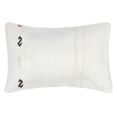 16"x24" Vintage Hemp Kilim Cushion Cover. Handmade Lumbar Pillow Cover