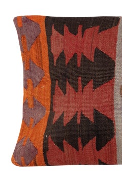 16"x24" Vintage Kilim Cushion Cover. Colorful Accent Pillow. Throw Pillow Cover