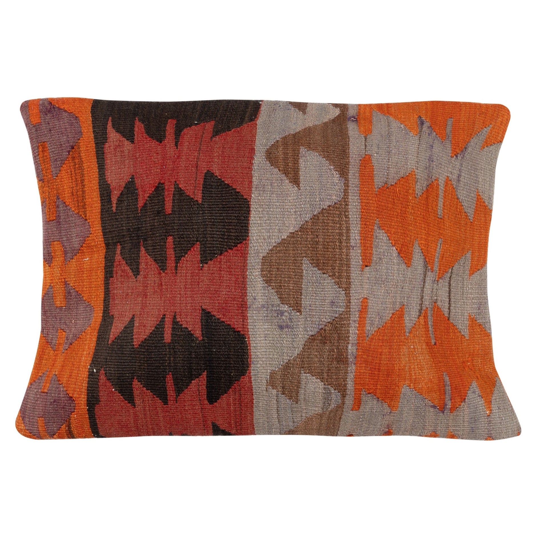 Copricuscino Kilim vintage 16 "x24". Cuscino d
accento colorato. Copricuscino