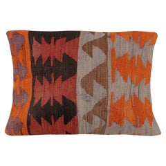 Copricuscino Kilim vintage 16 "x24". Cuscino d
accento colorato. Copricuscino