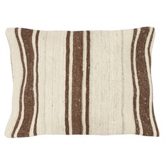 16"x24" Vintage Kilim Cushion Cover. Turkish Hemp Accent Pillow. Throw Pillow