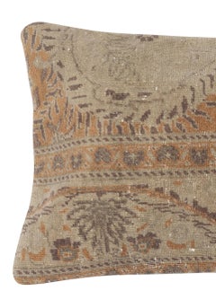 16"x24" Vintage Rug Cushion Cover. Turkish Lumbar Pillow. Throw Pillow Cover