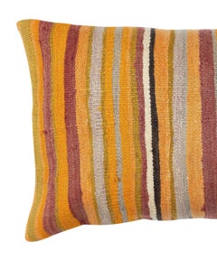 16"x28" Decorative Kilim Cushion Cover. Accent Throw Pillow. Lumbar Pillow Cover