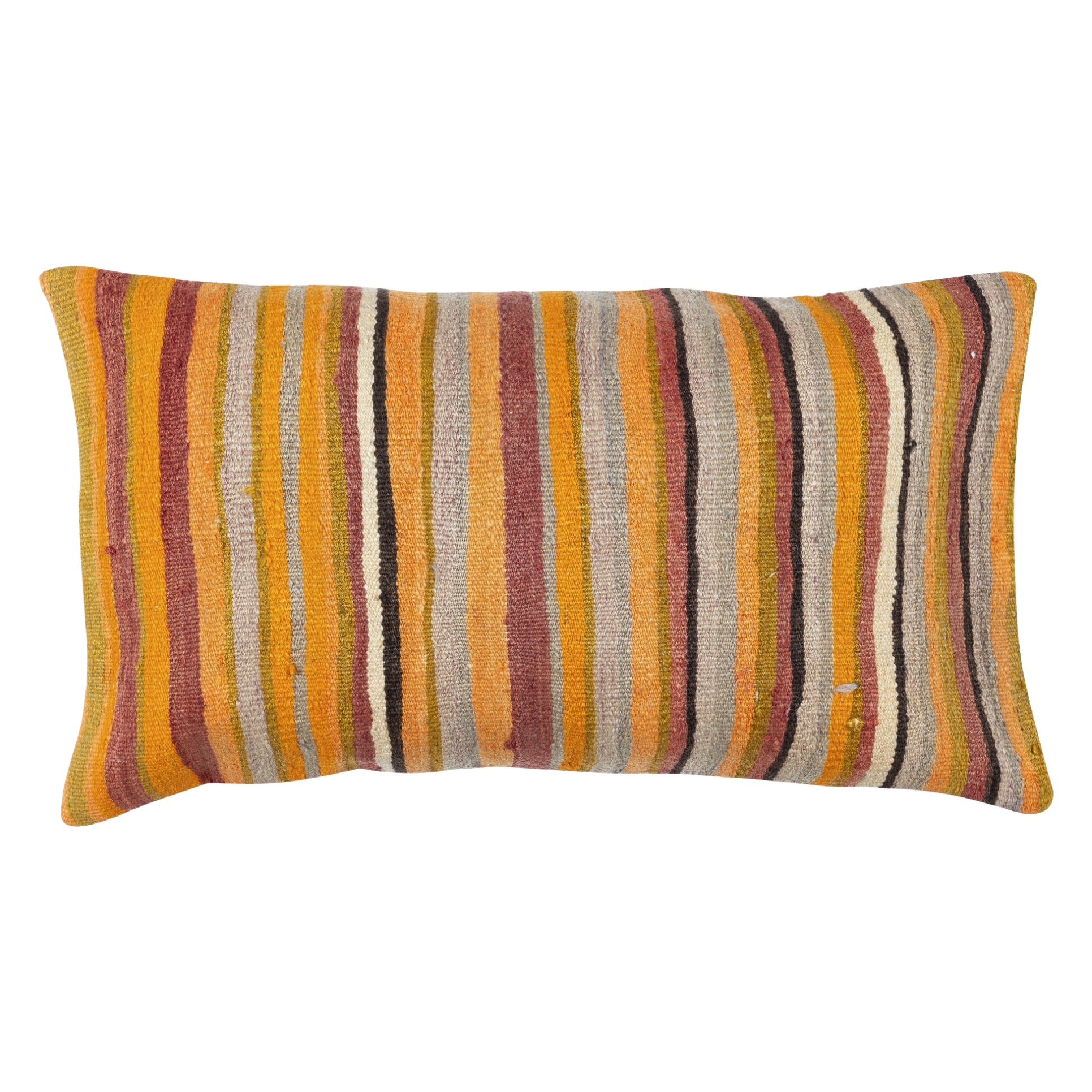 Housse de coussin décorative Kilim 16 "x28". Coussin d
appoint. Housse d
oreiller lombaire en vente