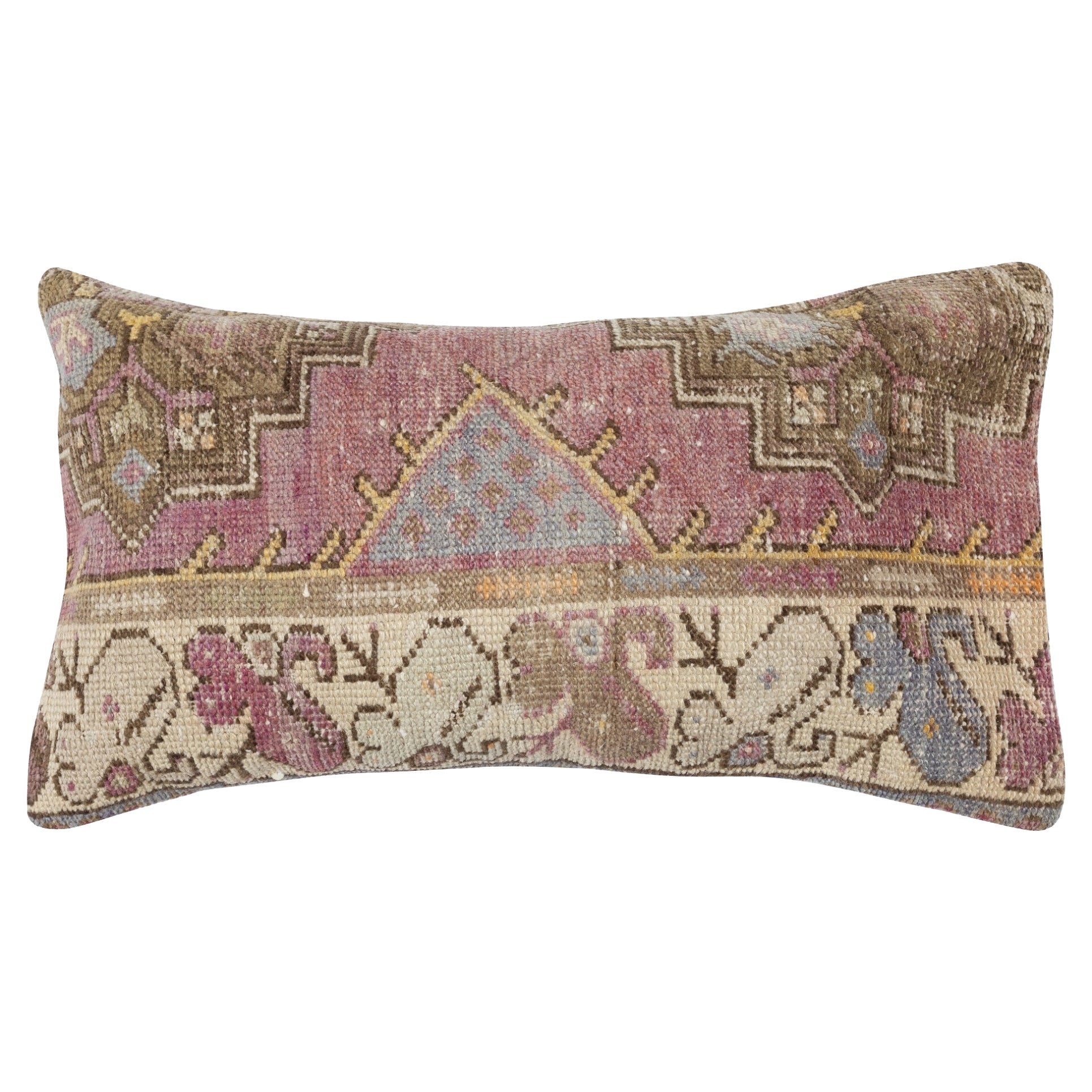 16 "x28" Tappeto in lana annodato a mano Copricuscino per il lume. Copri cuscino d
accento turco in vendita