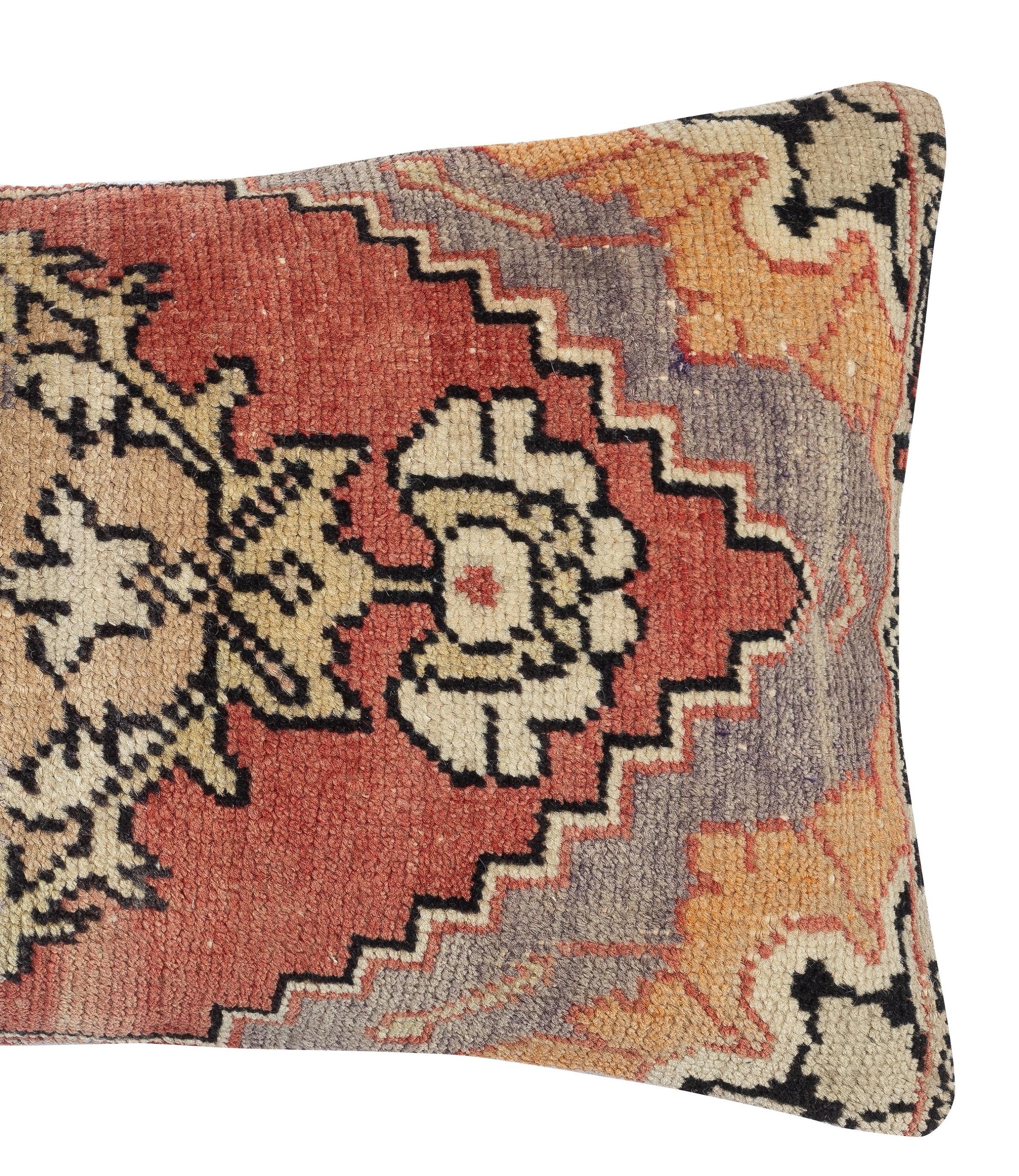 Rustico Copricuscino Kilim intrecciato a mano 16 
