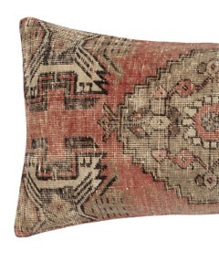 16"x28" Hand-Woven Kilim Cushion Cover. Turkish Lumbar Pillow Cover. Toss Pillow