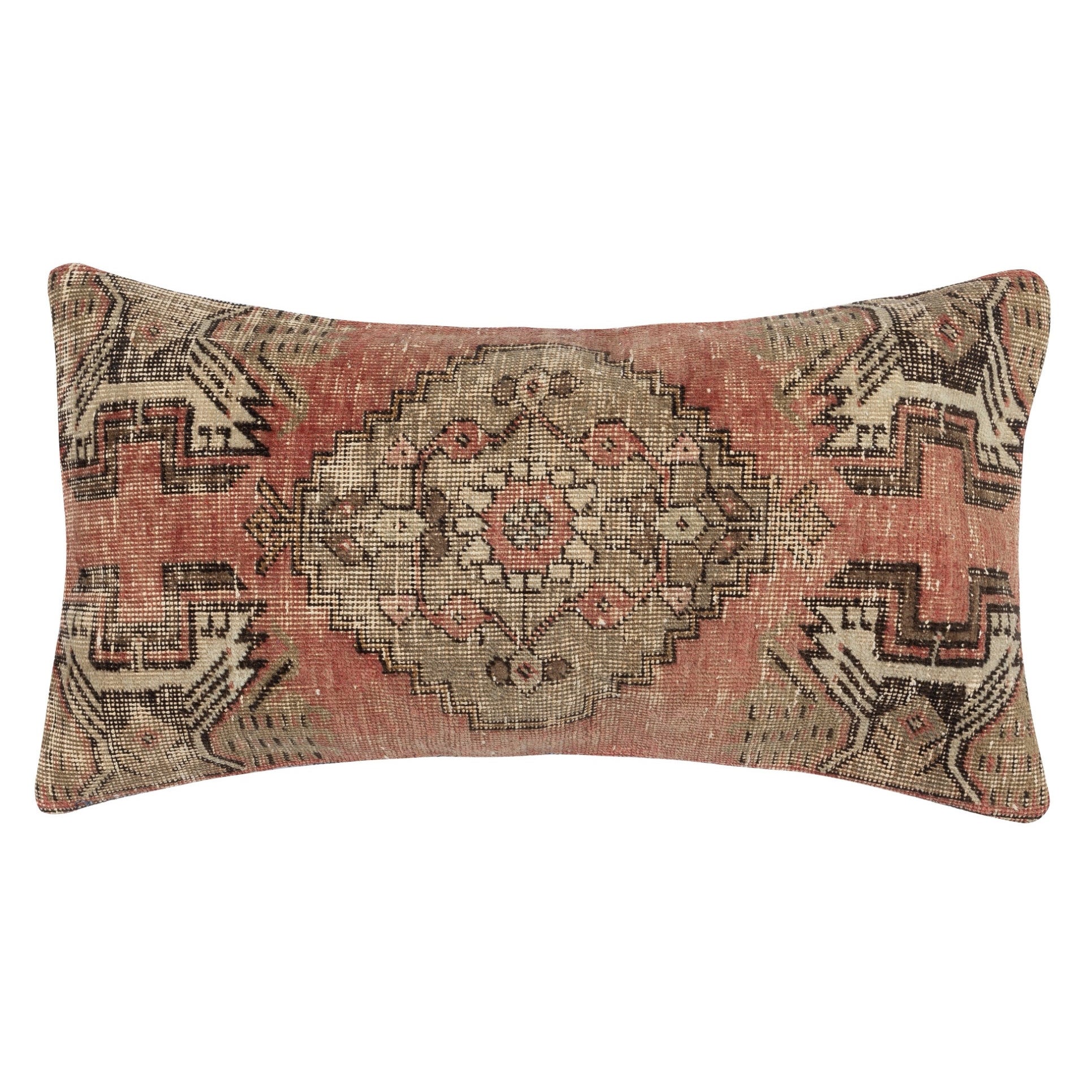 Copricuscino Kilim intrecciato a mano 16 "x28". Copri cuscino turco. Cuscino da lancio