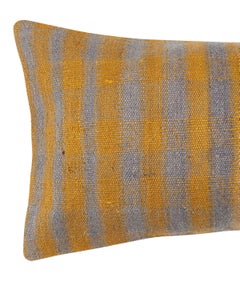 16"x28" Kilim Cushion Cover. Rustic Accent Throw Pillow. Lumbar Pillow Cover