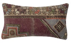 16"x28" SET OF 2 Handmade Rug Lumbar Pillow Covers. A pair of Lace Pillow Covers