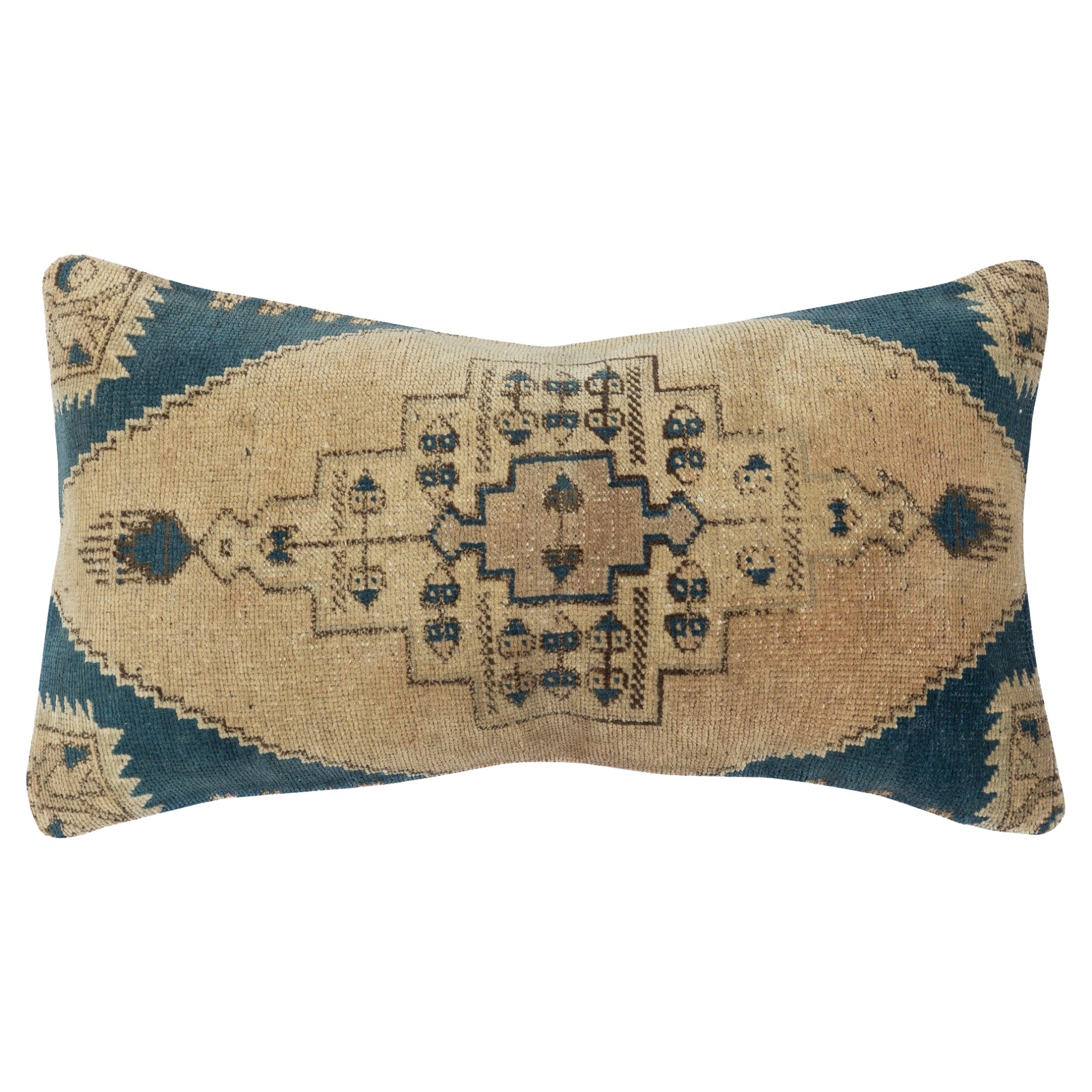 Federa per tappeto vintage 16 "x28". Copricuscino. Cuscino da lancio. Copricuscino lombare