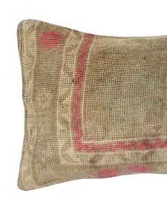 16"x28" Vintage Turkish Cushion Cover. Rustic Throw Pillow. Lumbar Pillow Cover