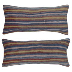16"x36" SET OF 2 - Handmade Lumbar Pillow Covers. A pair of Kilim Cushion Covers