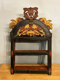 17/1800s Museum-Quality Wall Shelf, Primitive Farmhouse / Cabin RUSTIC Antique