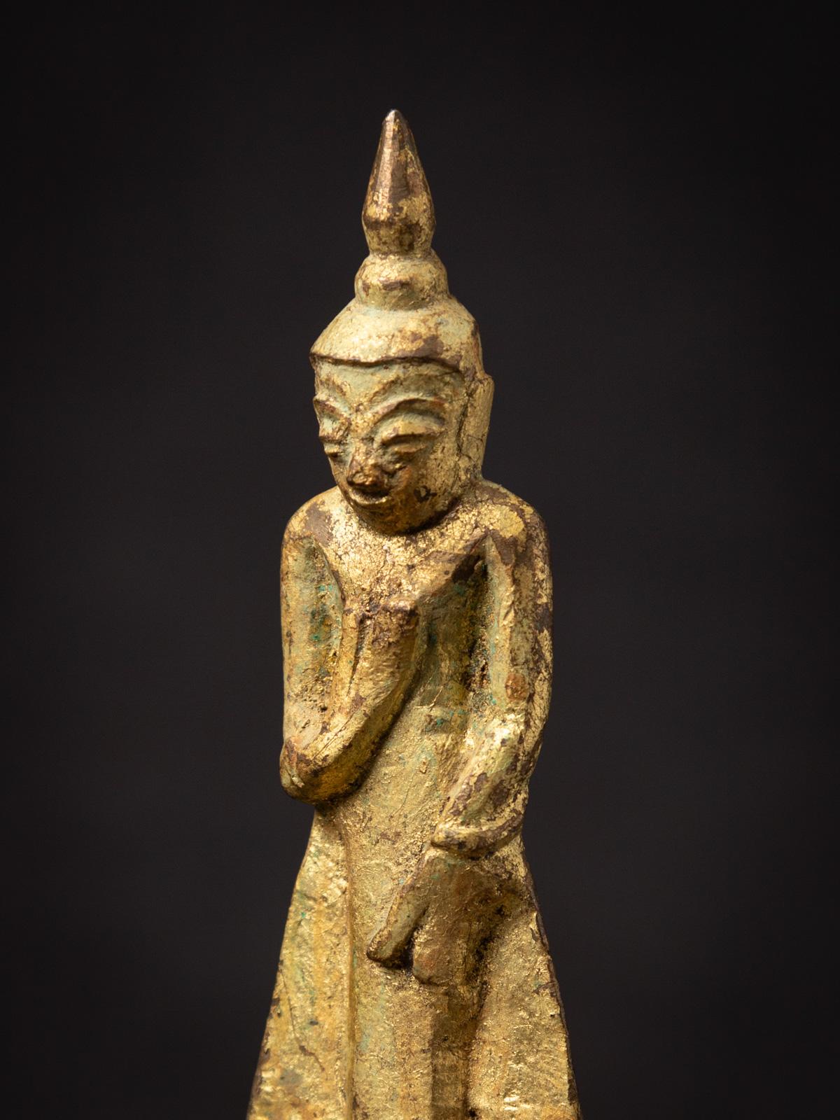 statue de Bouddha Shan en bronze ancien du 17-18e siècle  - OriginalBuddhas en vente 2