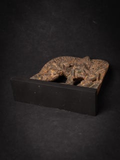 17-18th century antique wooden Krishna statue from India  OriginalBuddhas