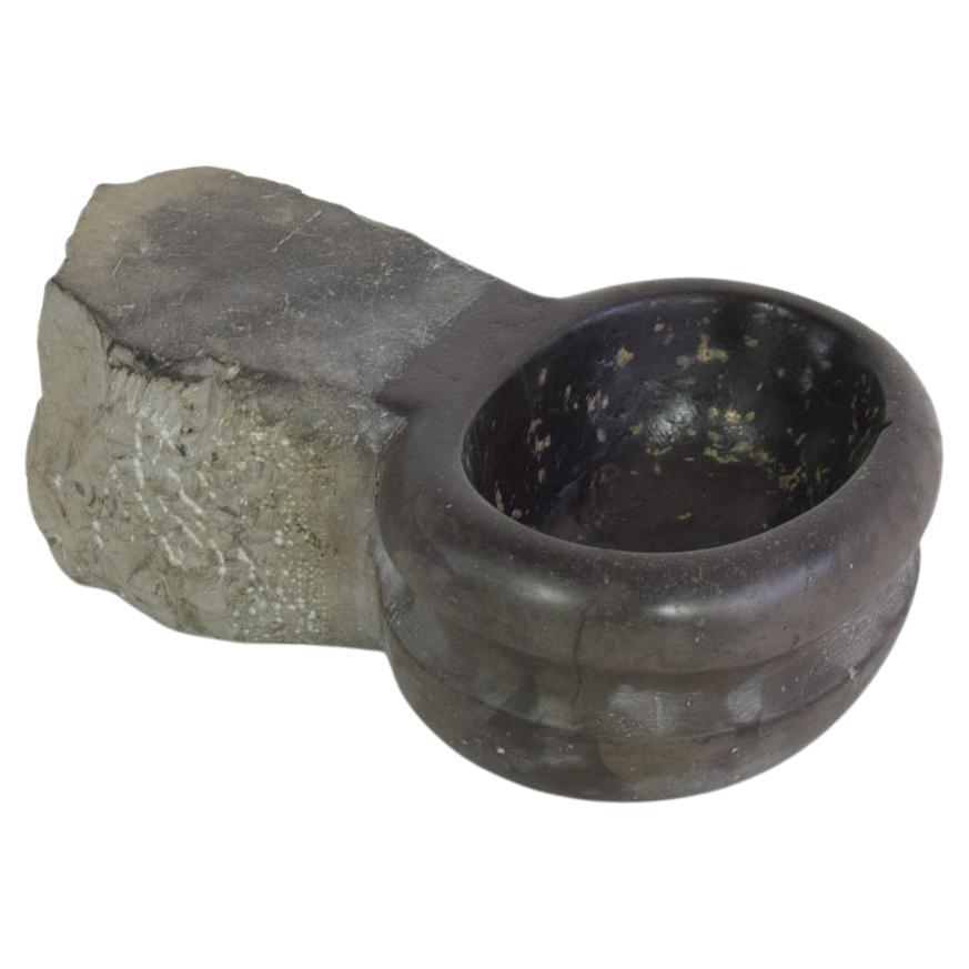 17/18th Century French Baroque Black Marble Holy Water Font or Stoup