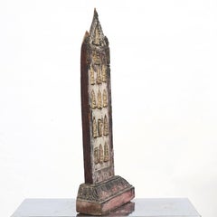 17-18th Century House-Shaped Buddhist Plaque