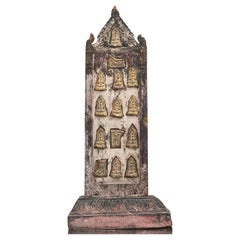 17-18th Century House-Shaped Buddhist Plaque