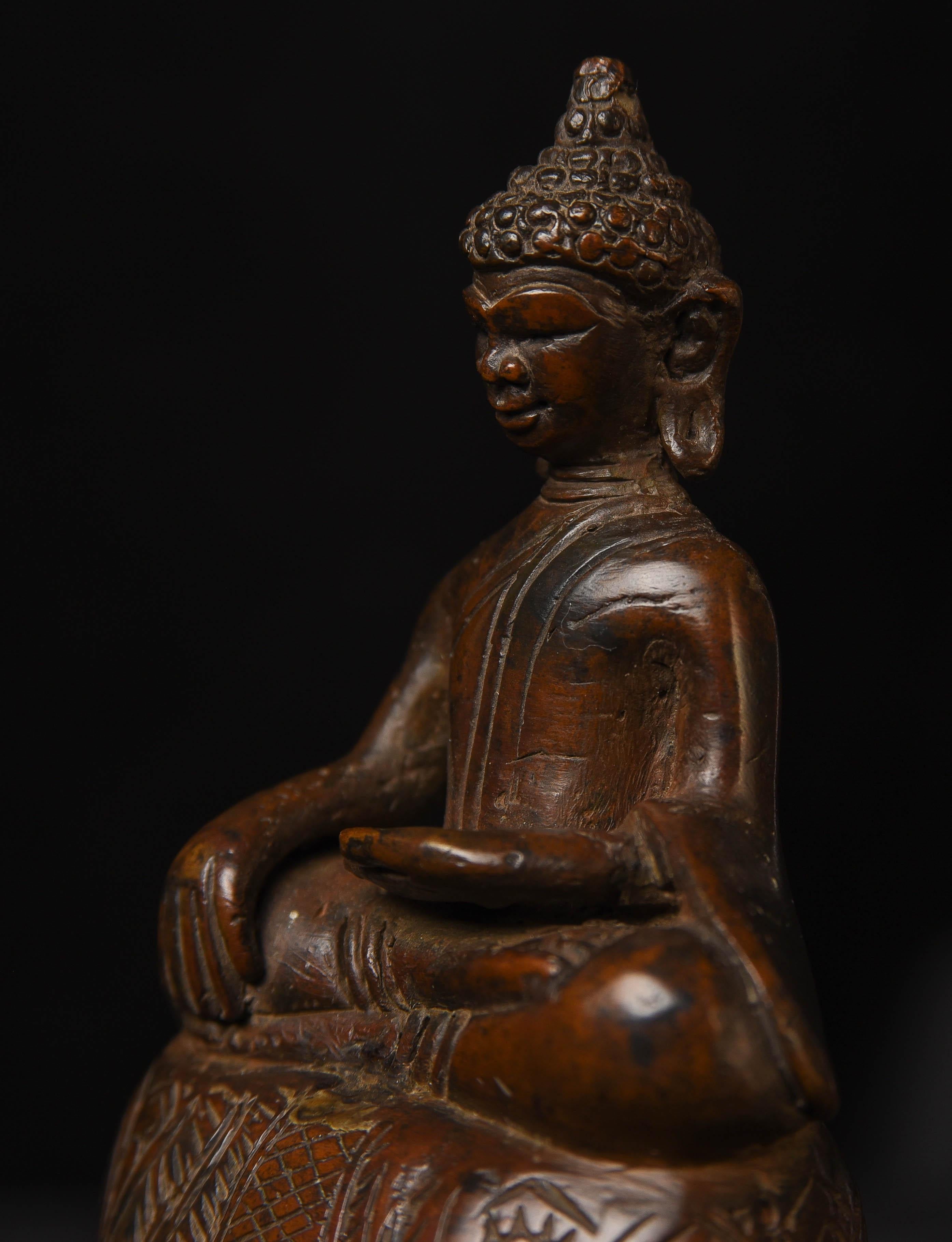 17/18thC Cambodian Buddha, 5701 5