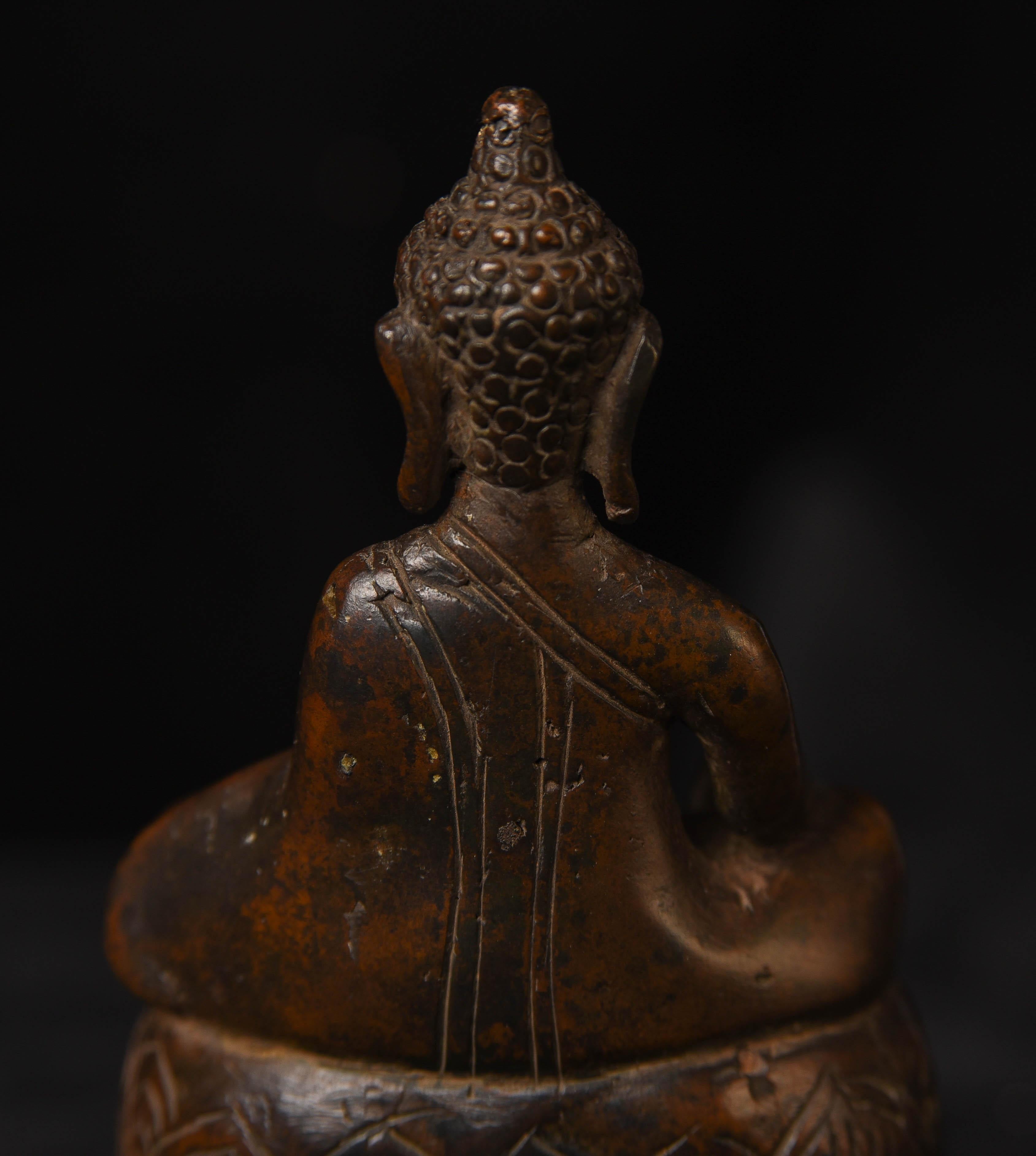 17/18thC Cambodian Buddha, 5701 8