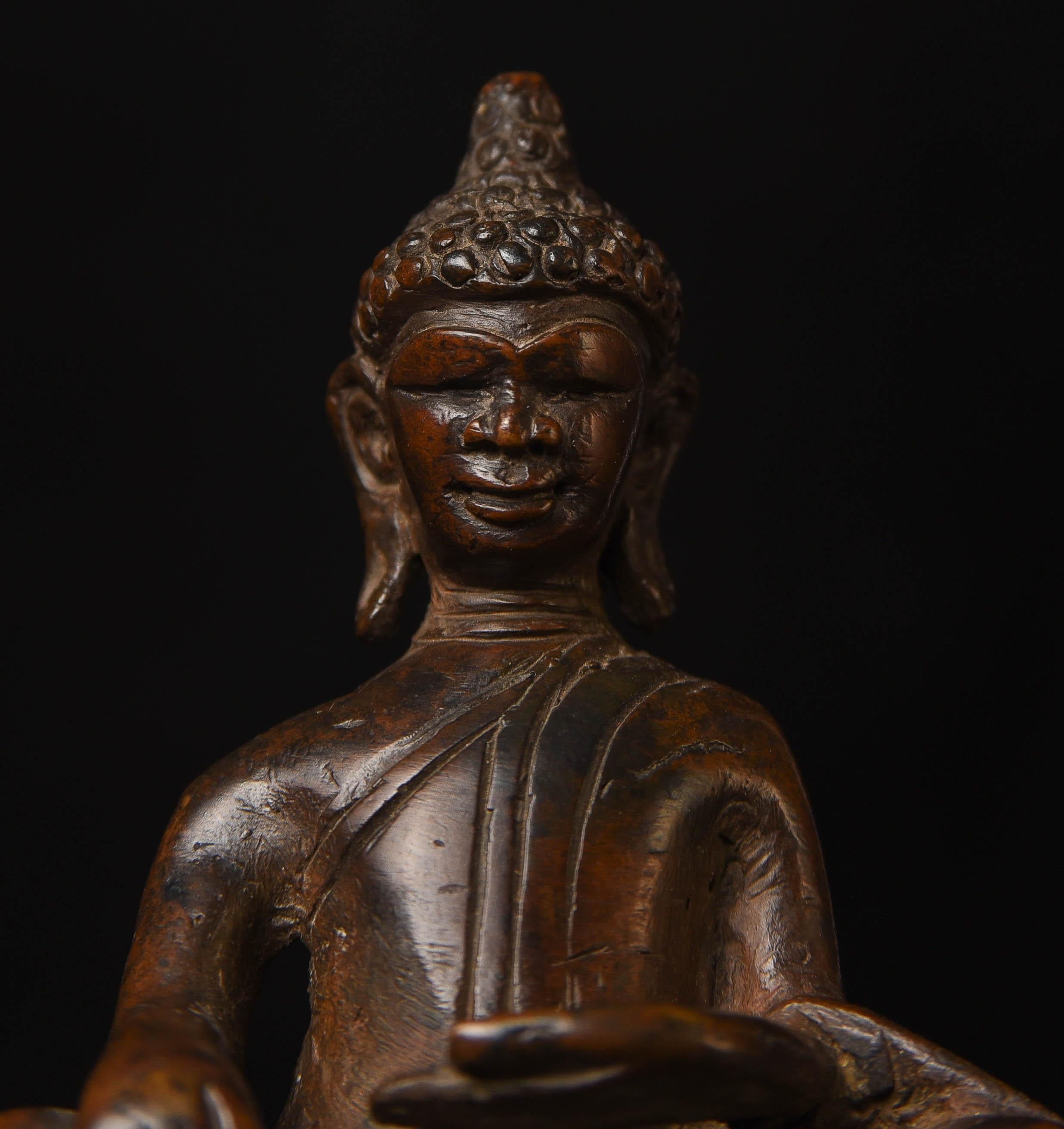 17/18thC Cambodian Buddha, 5701 10