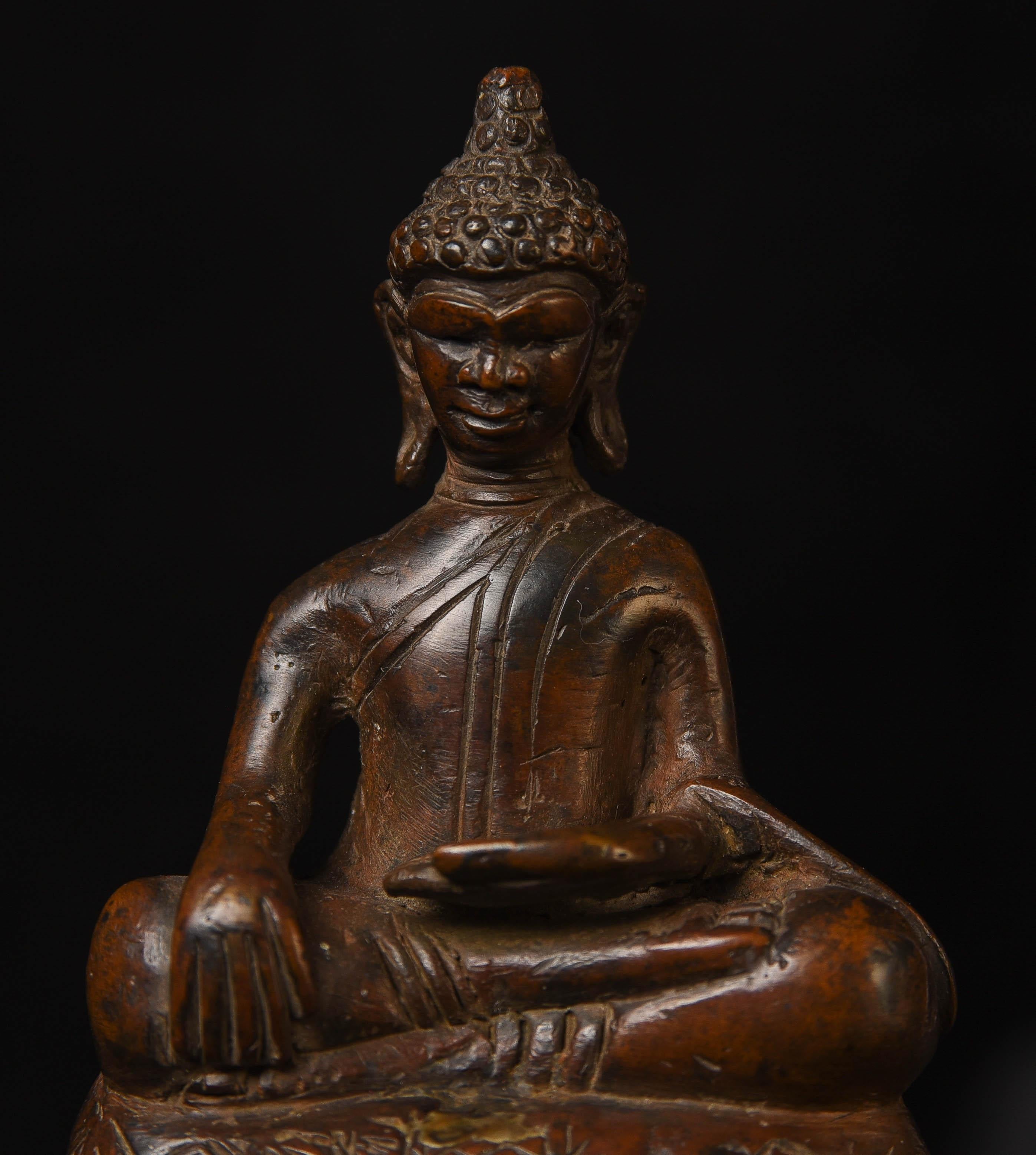 17/18thC Cambodian Buddha, 5701 3