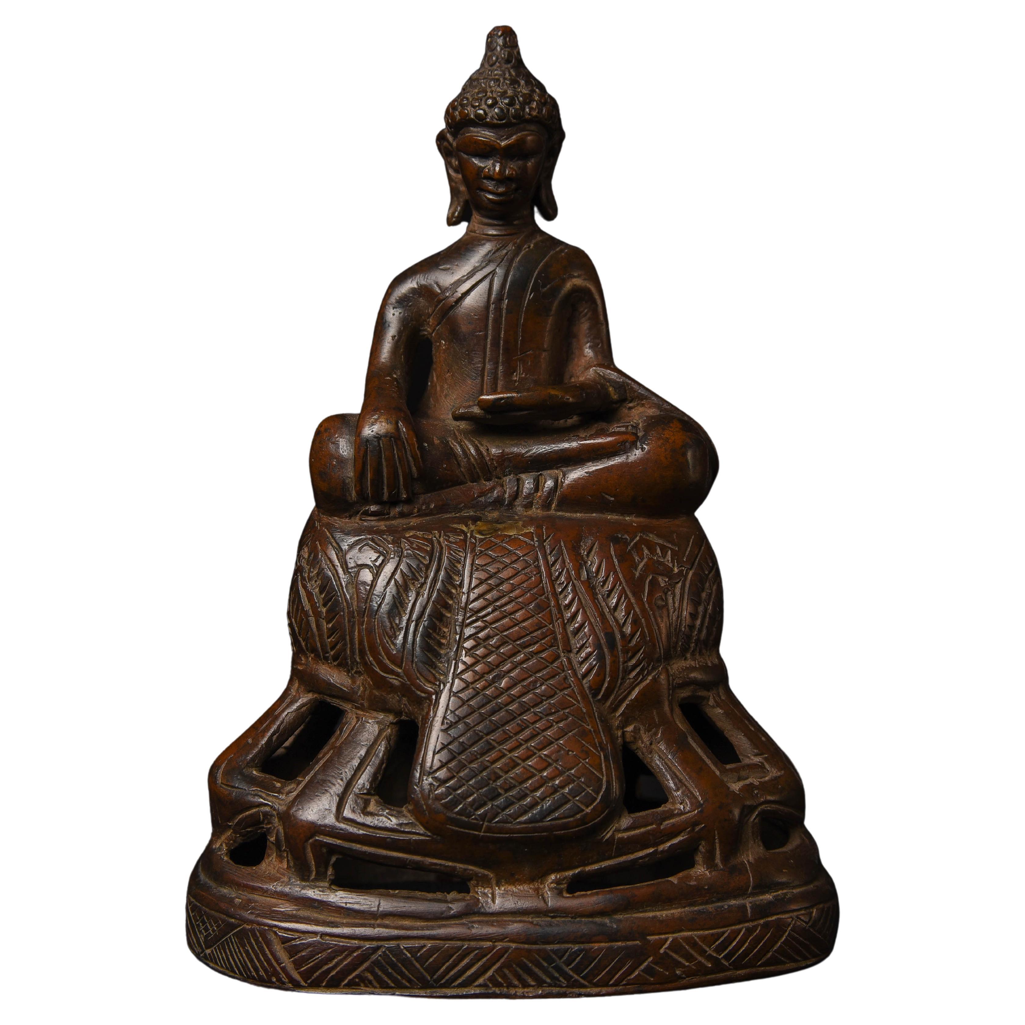 17/18thC Cambodian Buddha, 5701