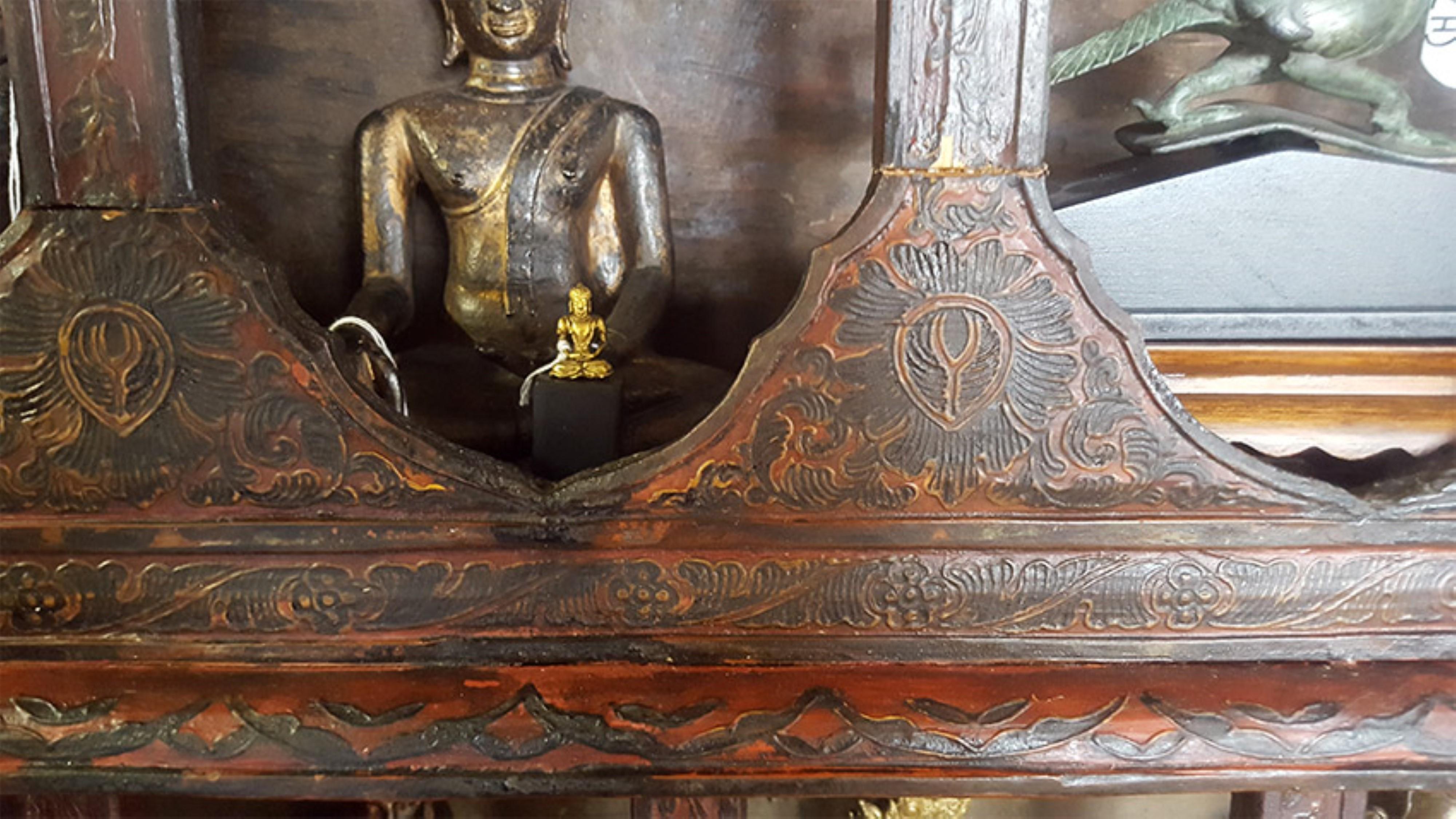 tibetan altar cabinet