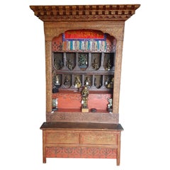 Ancien autel tibétain du 17e au 19e siècle, 8193