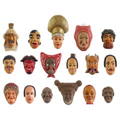 17 Colección de Máscaras de Artista, Edición Limitada de Carnaval Tradicional Black Forest