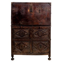 17th Century Spanish Vargueno Baroque Desk