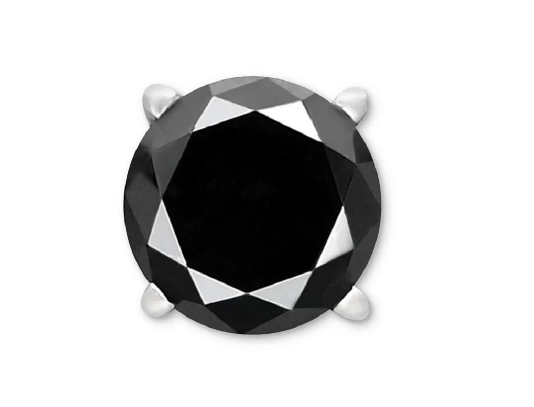 black diamond male earrings