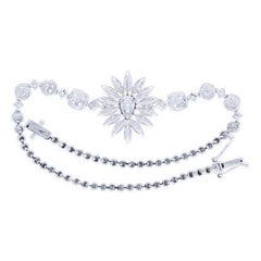 1.7 carat diamond Sequera bracelet in 18K white gold