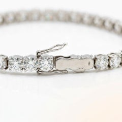 17-Karat-Diamant-Tennisarmband aus 18-karätigem Weißgold